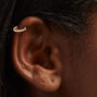 Mixed Metal Pyramid Ear Cuff Earrings - 3 Pack,
