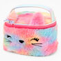 Trousse de maquillage en fausse fourrure chaton arc-en-ciel Claire&#39;s&nbsp;Club,