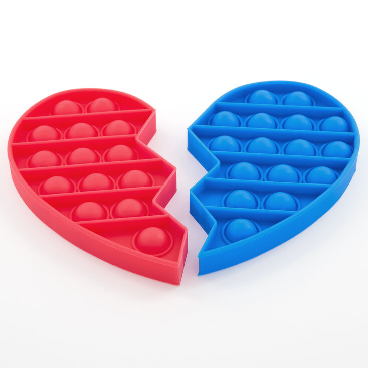 Pop Poppers Break Apart Heart Best Friends Fidget Toy &ndash; Styles May Vary,