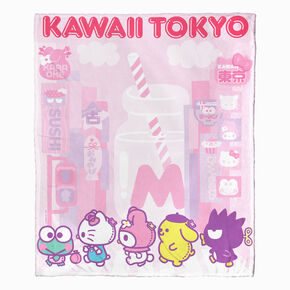 Hello Kitty&reg; Kawaii Tokyo Silk Touch Throw Blanket &#40;ds&#41;,