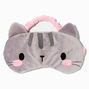 Gray Cat Plush Sleeping Mask,