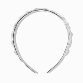 Claire&#39;s Club White Heart Headband,