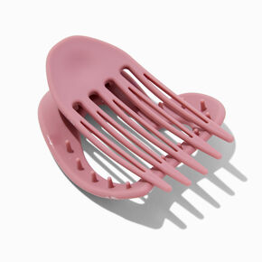 Mauve Heart Yoga Hair Claw,