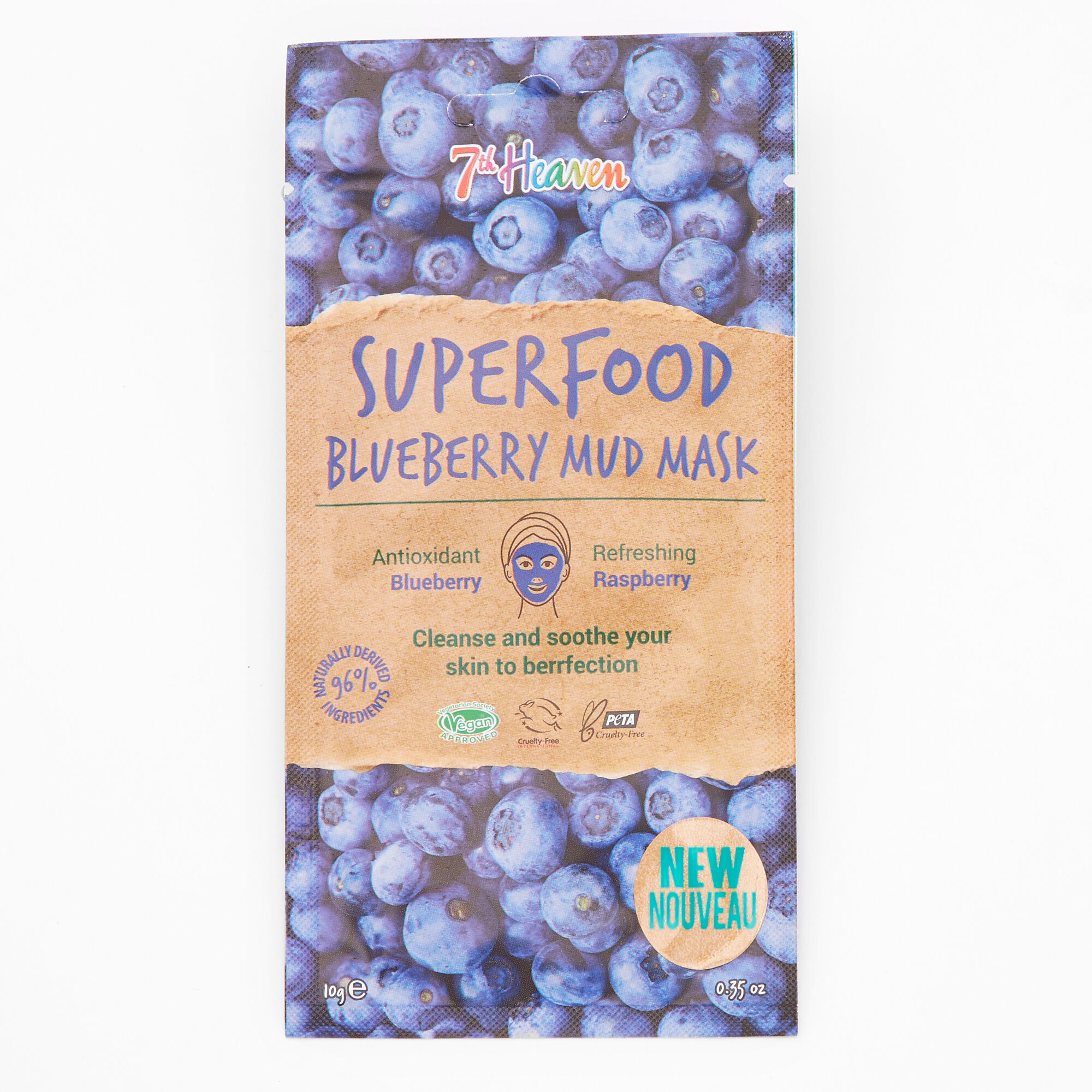 7th Heaven Superfood Blueberry Mud Mask Claire S