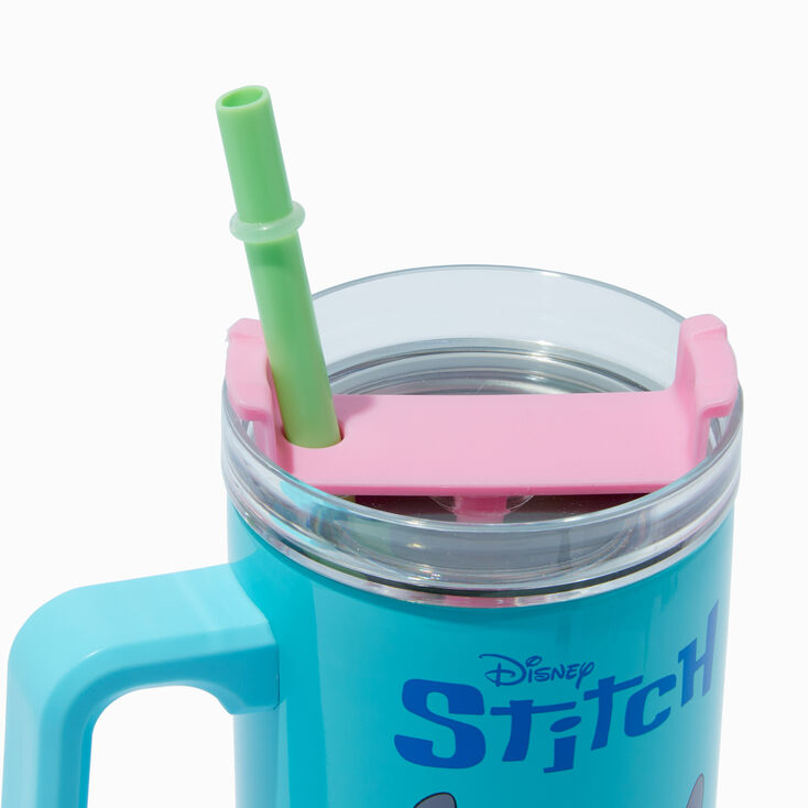 Disney Stitch Claire&#39;s Exclusive Summer Stainless Steel Handled Tumbler,