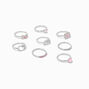 Lot de bagues en exclusivit&eacute; chez Claire&rsquo;s Hello Kitty&reg; 50e anniversaire - Lot de 8,
