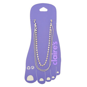 Studded Beaded Multi Layered Anklet,