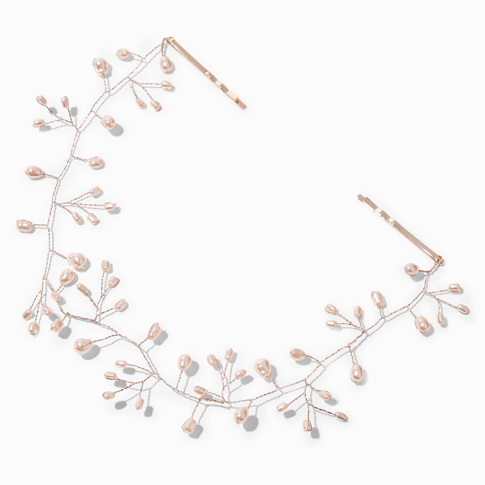 Rose gold sales hair vine