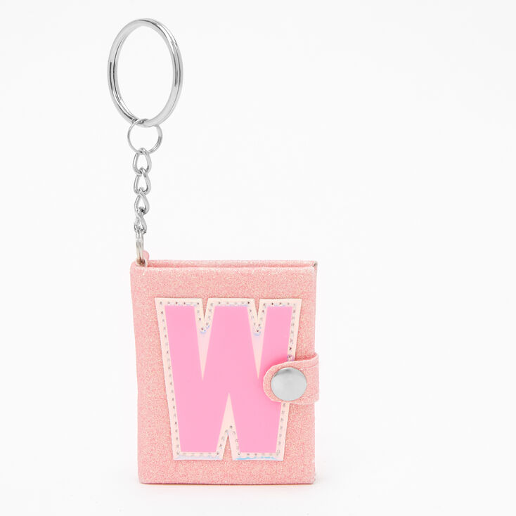 Initial Mini Journal Keychain - W,