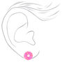 Boucles d&#39;oreilles Donut - Rose,