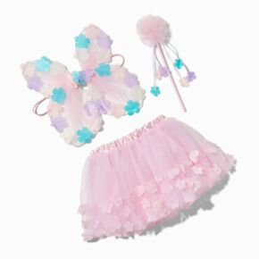 Claire&#39;s Club Pink Chiffon Flower Dress Up Set - 3 Pack,