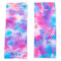 Tie Dye Arm Warmers - Pink and blue,