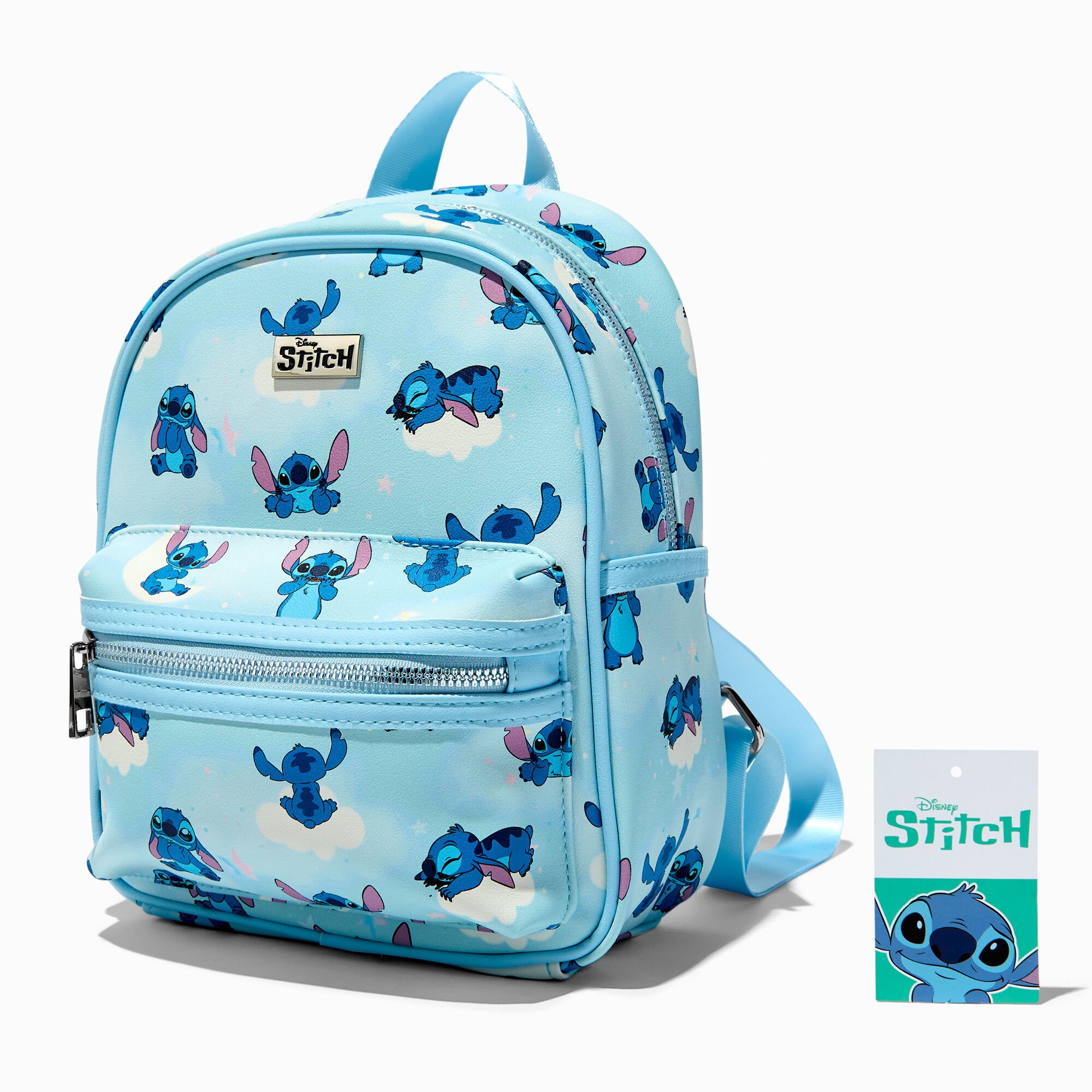View Claires Disney Stitch Sleepy Backpack information