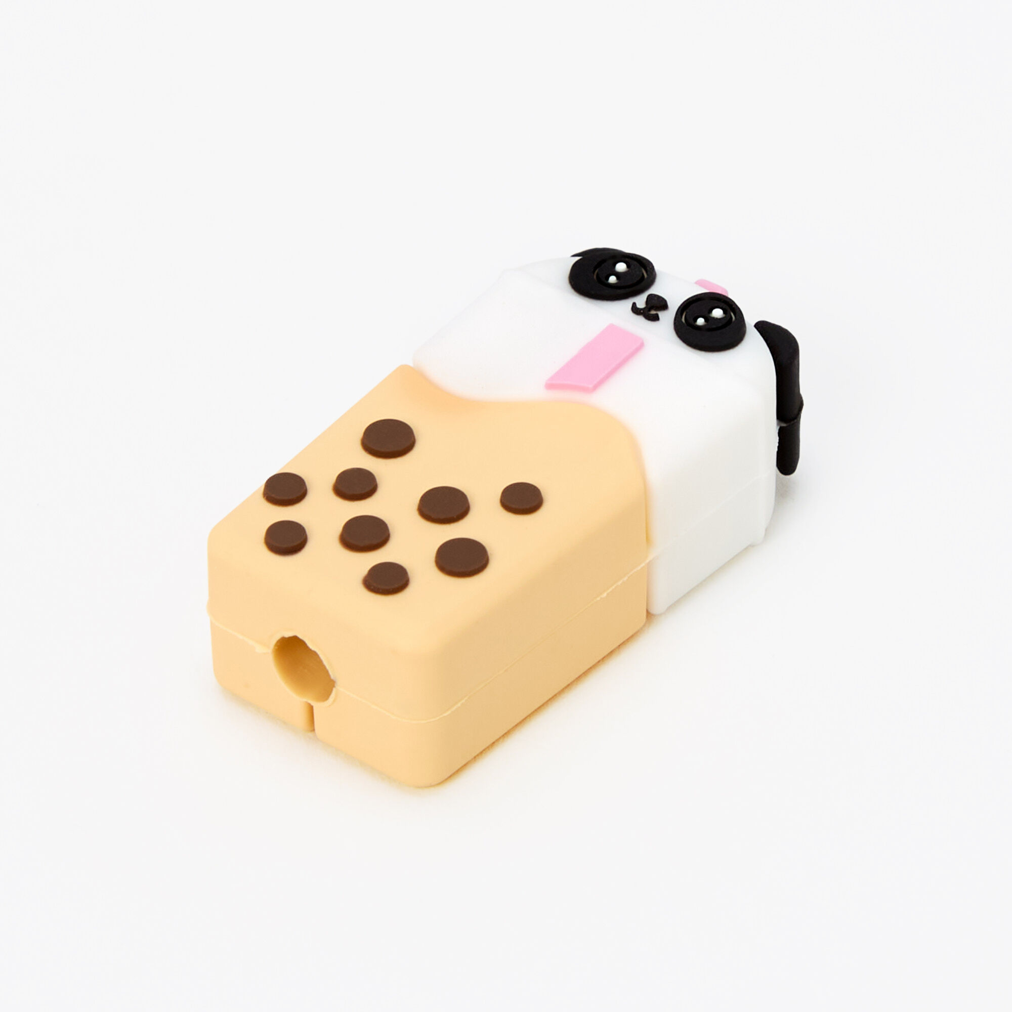 MojiPower® Boba Panda Cable Protector - White,