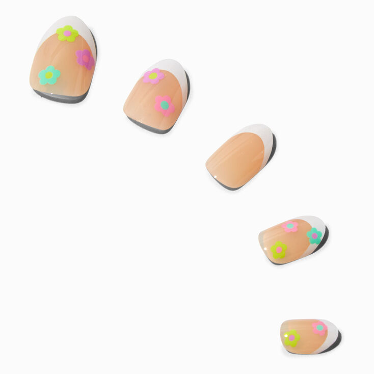 Daisy French Stiletto Press On Vegan Faux Nail Set