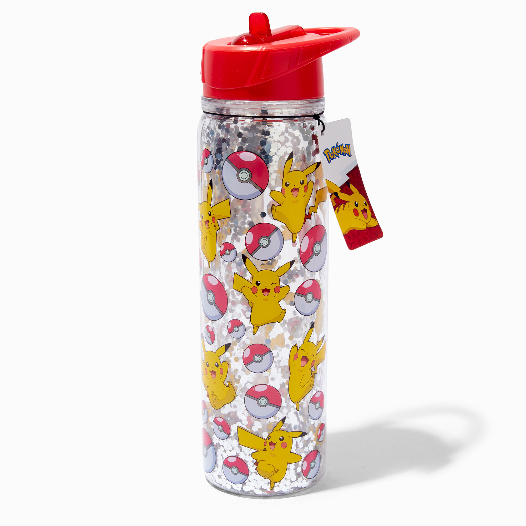 View Claires Pokémon Glitter Water Bottle information