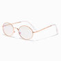 Gold Rope Rim Round Sunglasses,