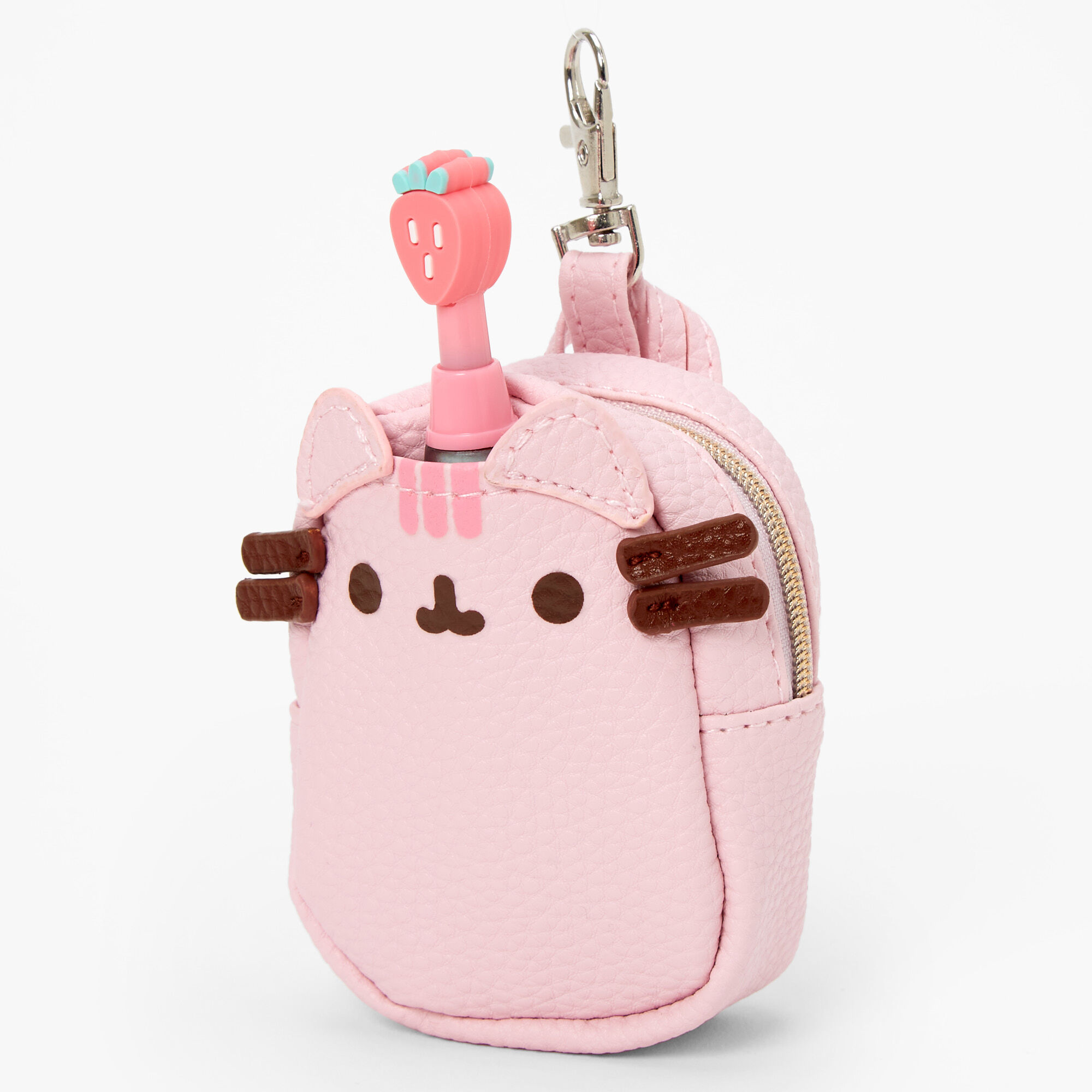 Pusheen Desserts Mini Backpack Keychain Set Pink Claire s US