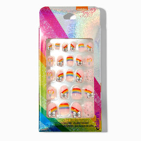 Jojo Siwa&trade; Rainbow Bow Stiletto Press On Faux Nail Set,