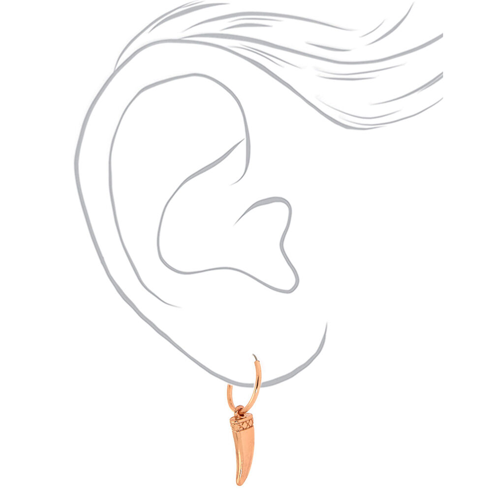 Rose Gold Marble Mixed Earrings - 6 Pack,