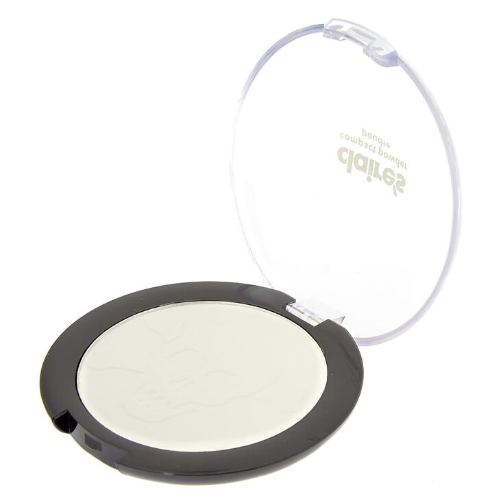 Halloween Goth Compact Powder - White