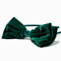 Emerald Green Velvet Sequin Headband,