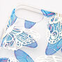 Blue &amp; White Butterflies Phone Case - Fits iPhone 6/7/8/SE,