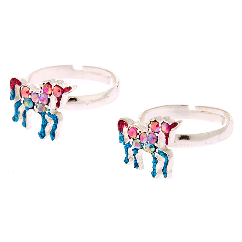 Best Friends Ombre Unicorn Rings 2 Pack