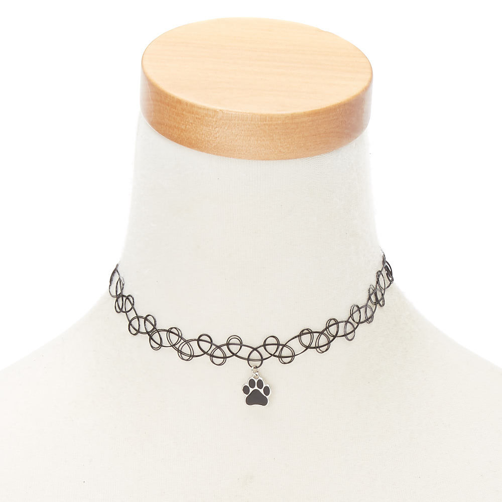 paw print choker