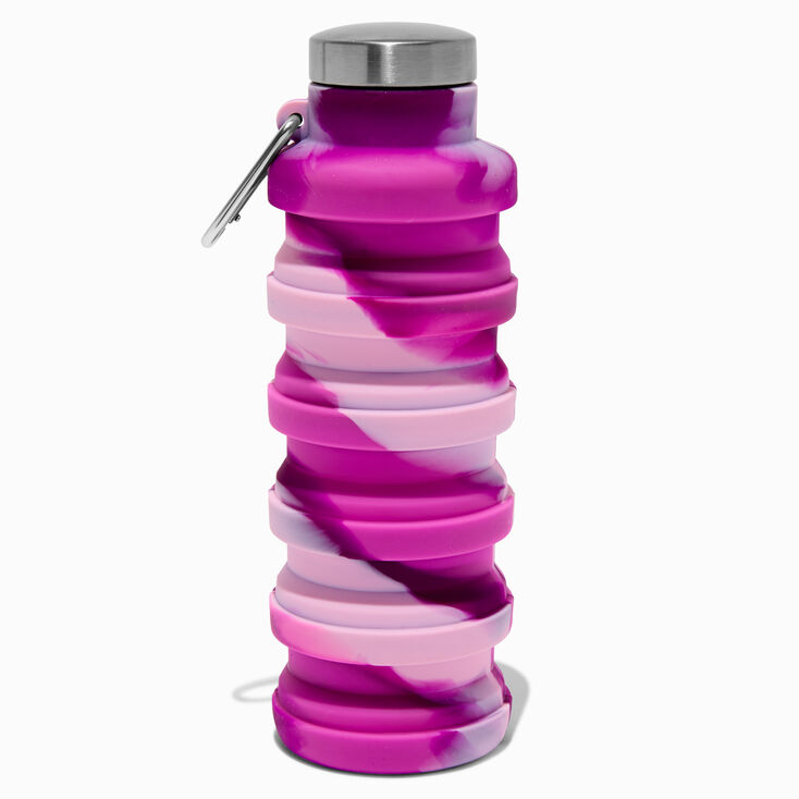 Gourde tie-dye violette r&eacute;tractable,