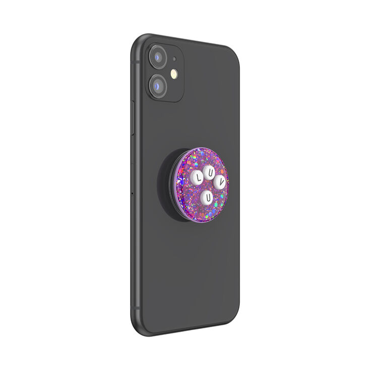 PopSockets&reg; PopGrip - Alphabet Soup LUV U,