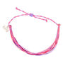 Thread Adjustable Bracelet - Pink,