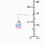 Pendantes 1,5&nbsp;cm donuts licorne - Lot de 3,