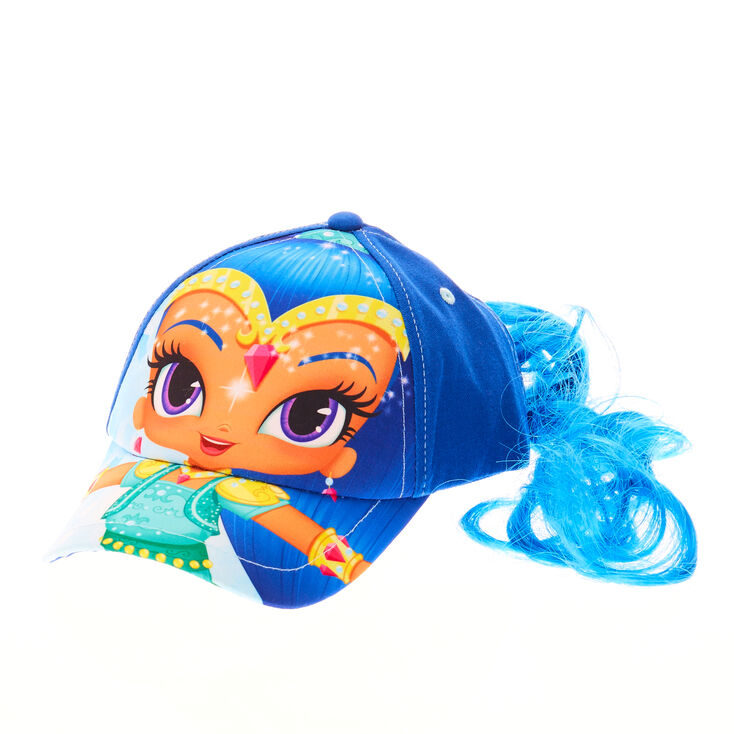 Claire's Casquette Shimmer & Shimmer avec fausse queue de cheval