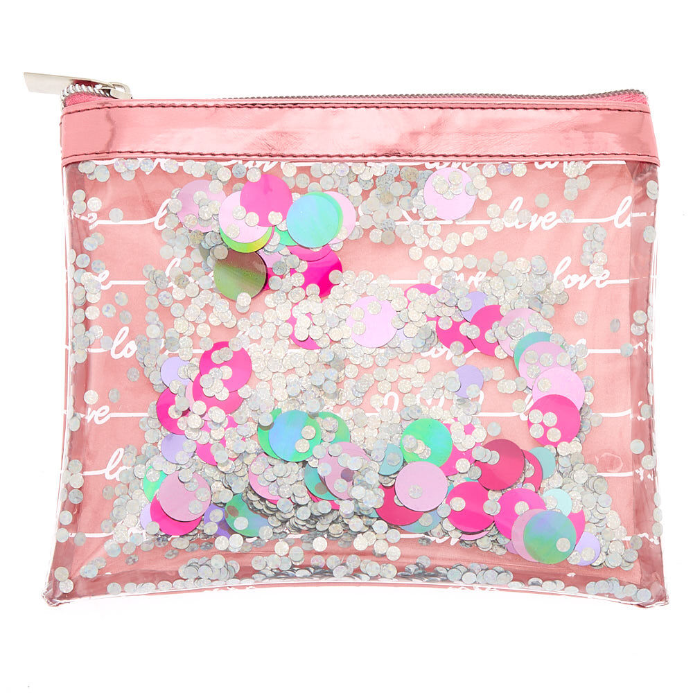 sequin pencil case