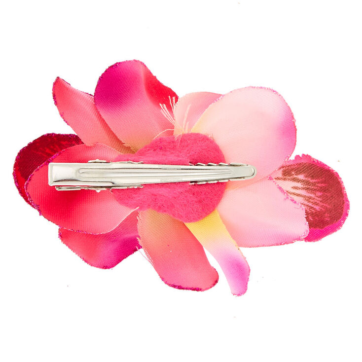 Mini Orchid Flower Hair Clip - Pink | Claire's Mini Orchid Flower Hair Clip - Pink | Claire's