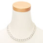 Silver Heavy Chain Necklace,
