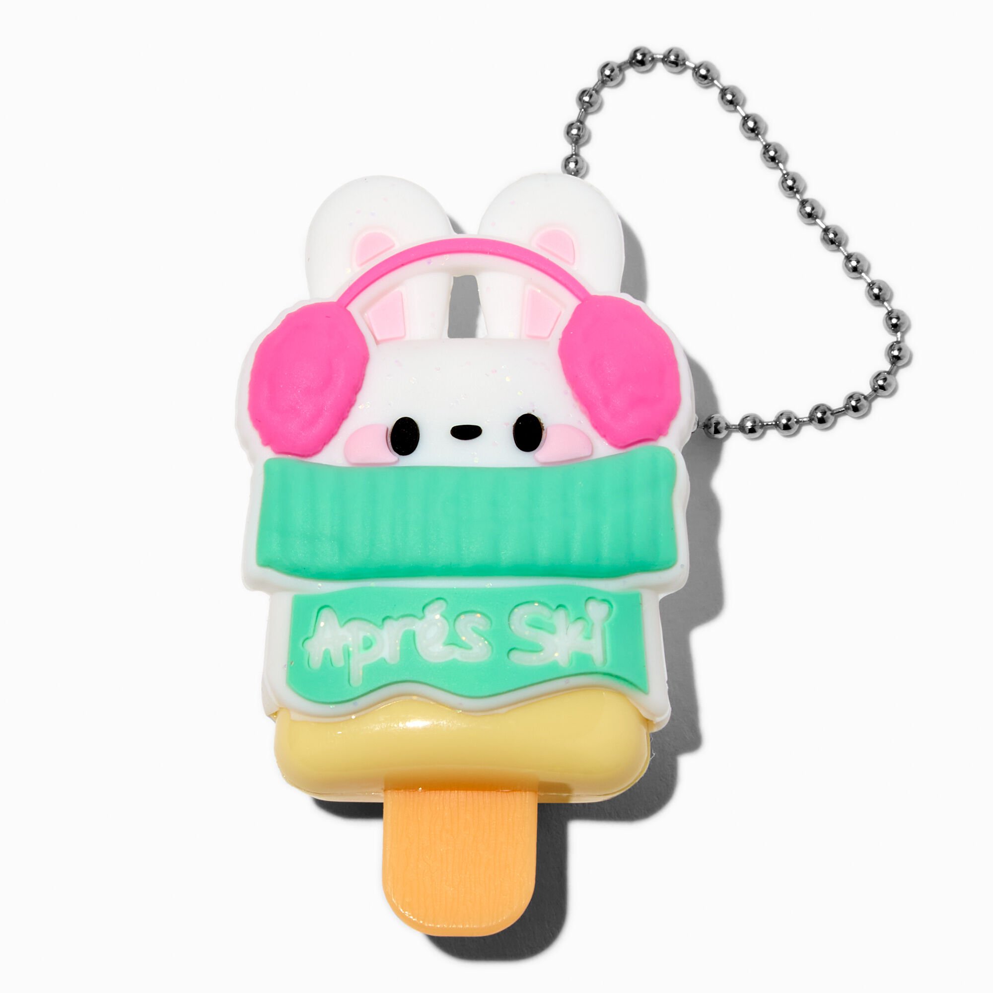 Pucker Pops® Aqua Snow Bunny Lip Gloss Ornament,