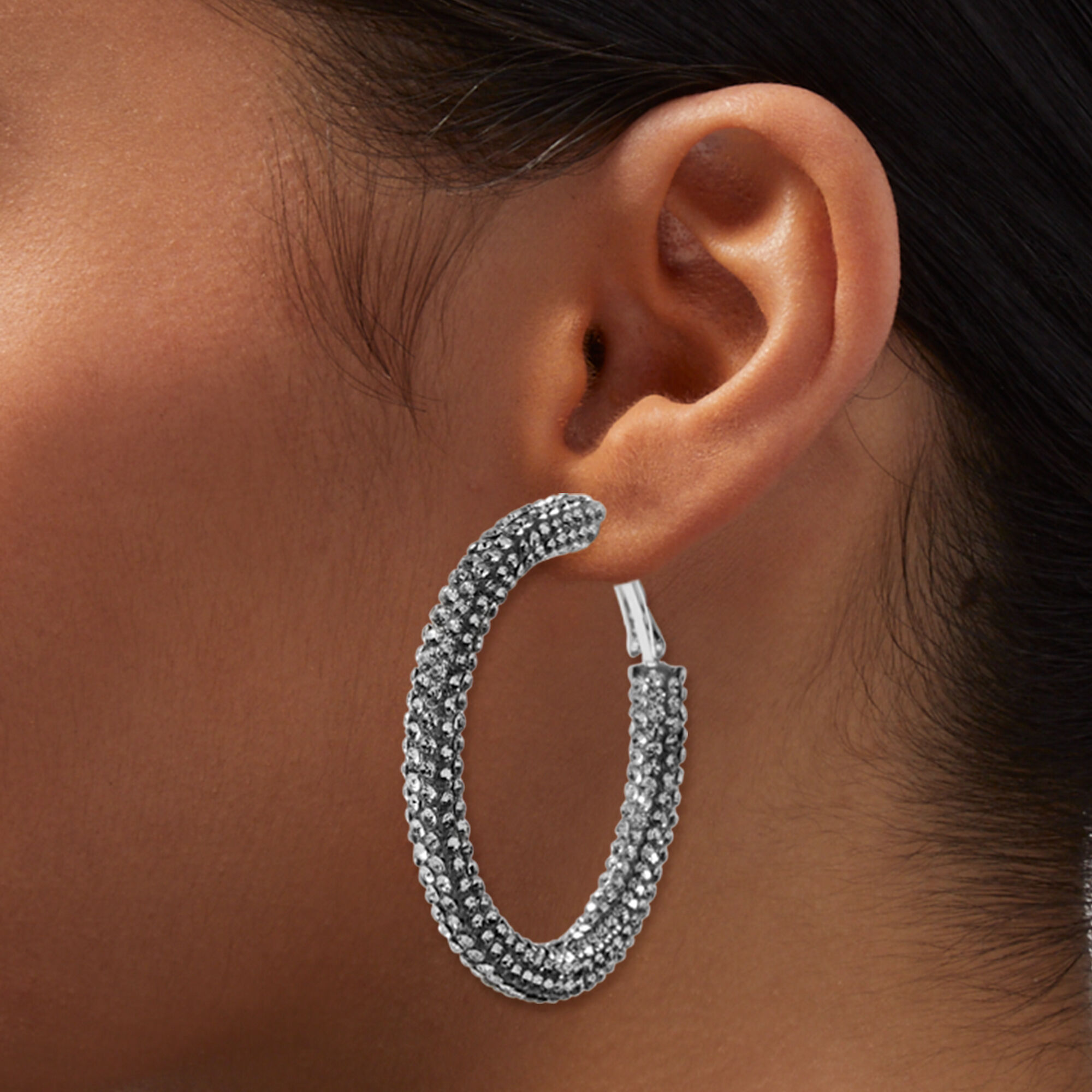 Clear earrings claire's on sale