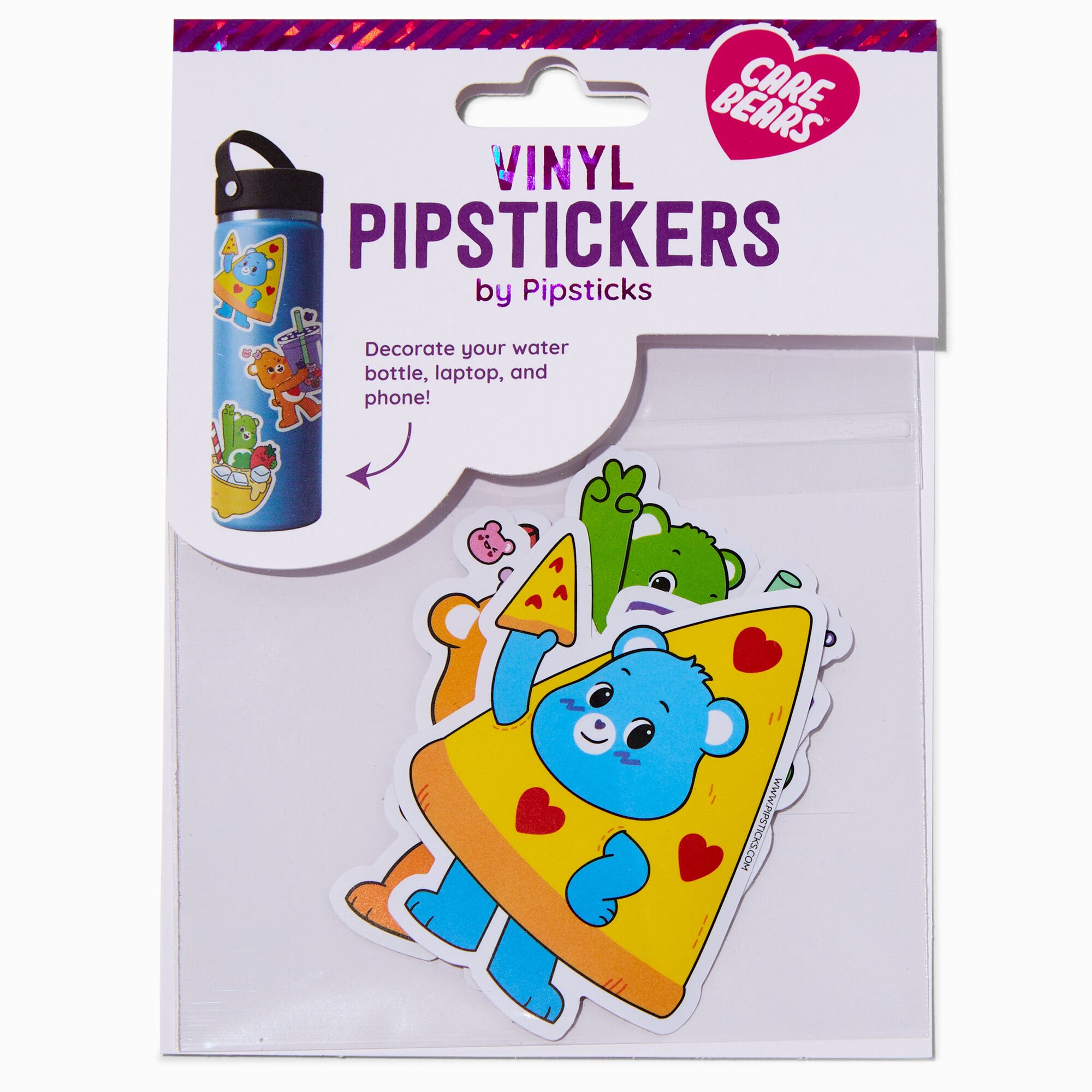 Pipstickers® x Care Bears™ Vinyl Sticker Set - 3 Pack,