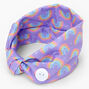 Claire&#39;s Club Rainbow Face Mask Headwrap - Purple,