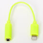Neon Headphone Adapter - Yellow,