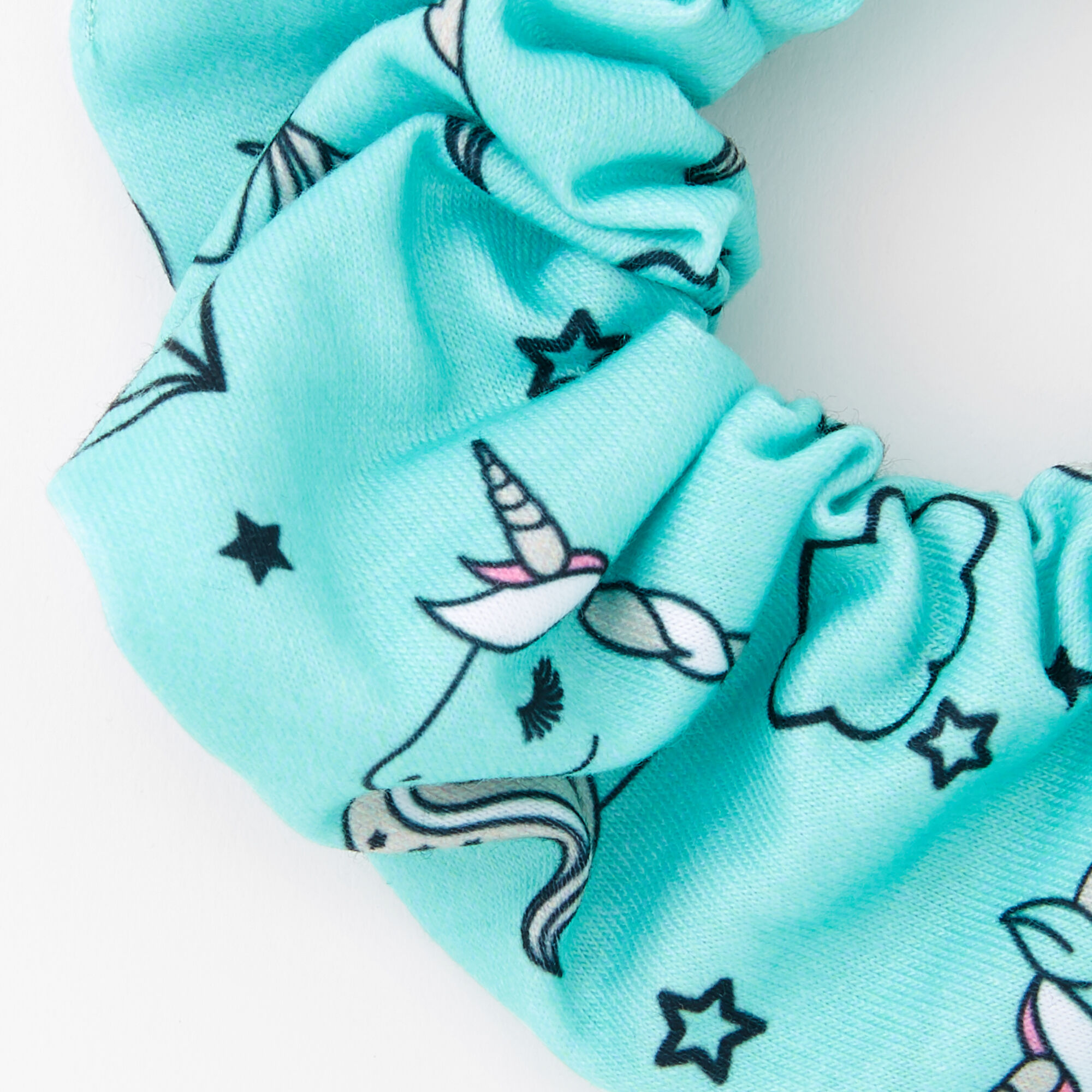 Medium Unicorn Magic Hair Scrunchie - Mint,