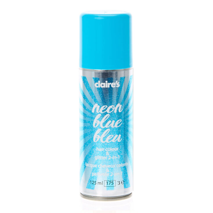 2 In 1 Neon Blue Hairspray Claire S