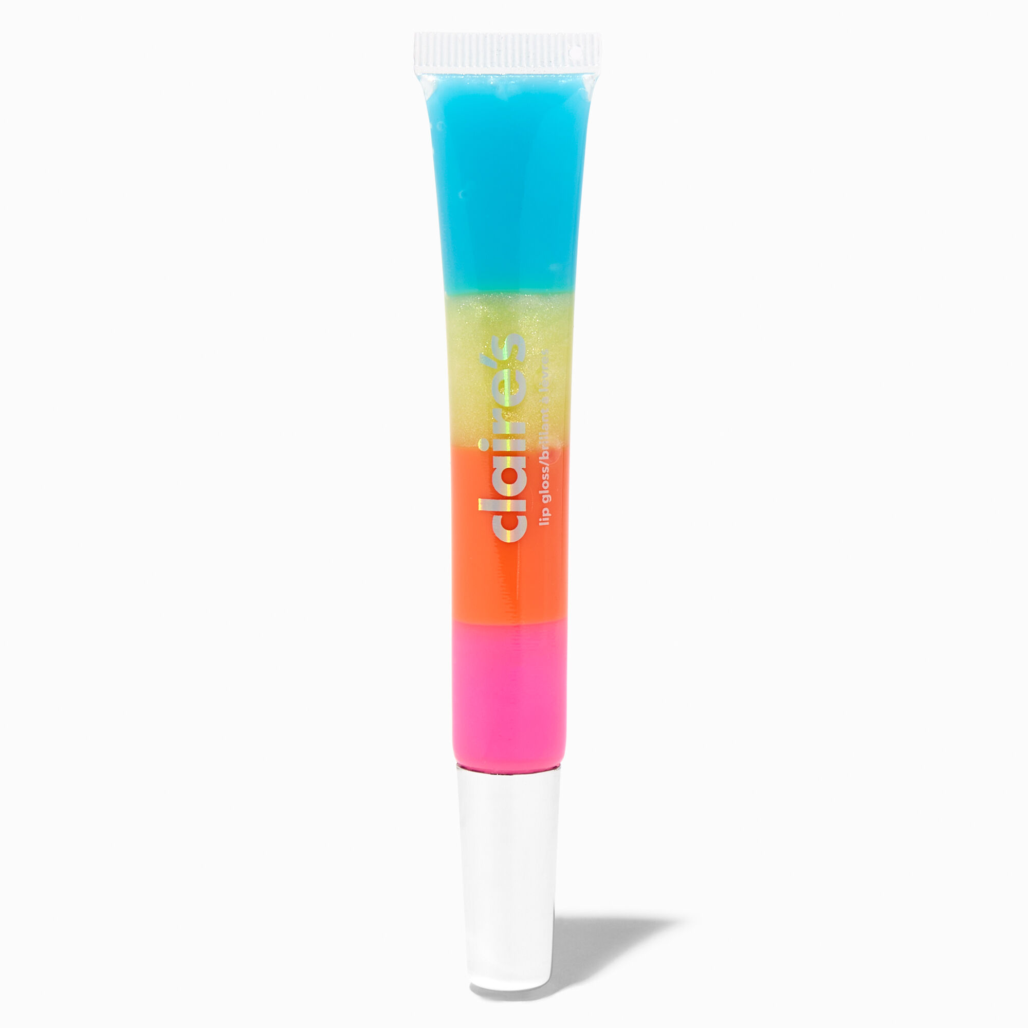 View Claires Stacked Lip Gloss Tube Rainbow information