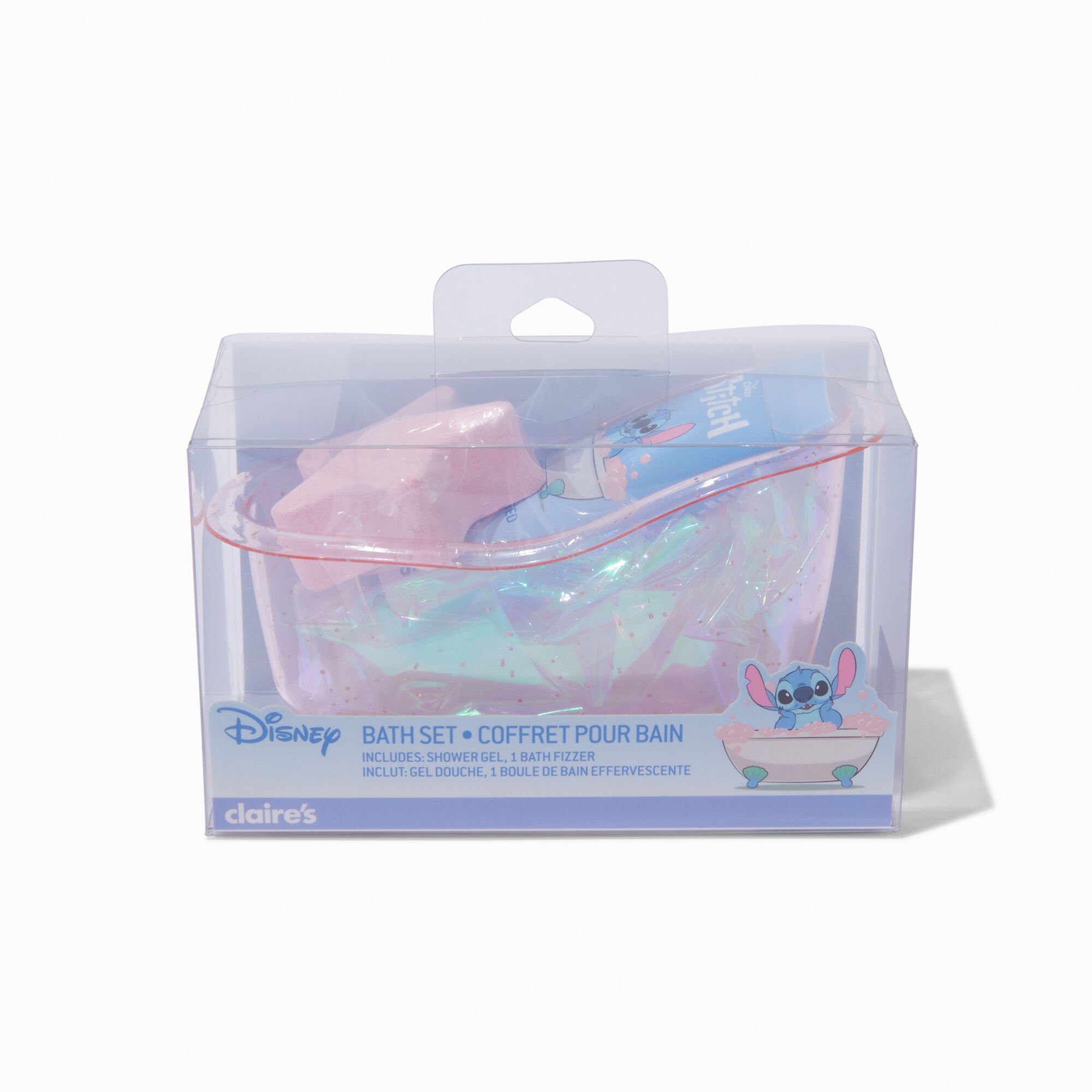Disney Stitch Claire's Exclusive Slumber Party Shower Gel & Bath Fizz Set - 2 Pack,