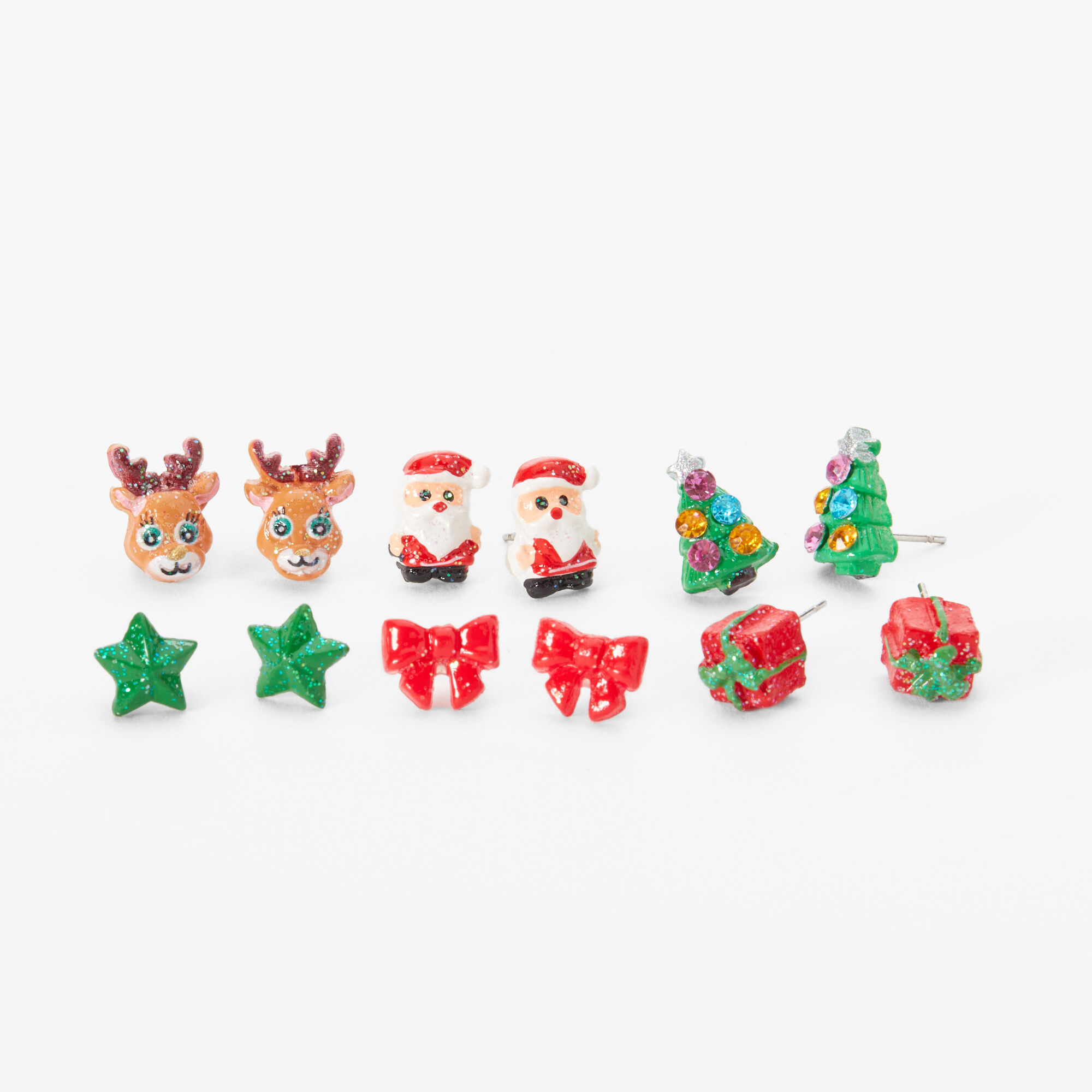 Claire's christmas earrings hotsell