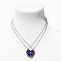 Best Friends Mood Split Heart Necklaces &#40;2 Pack&#41;,