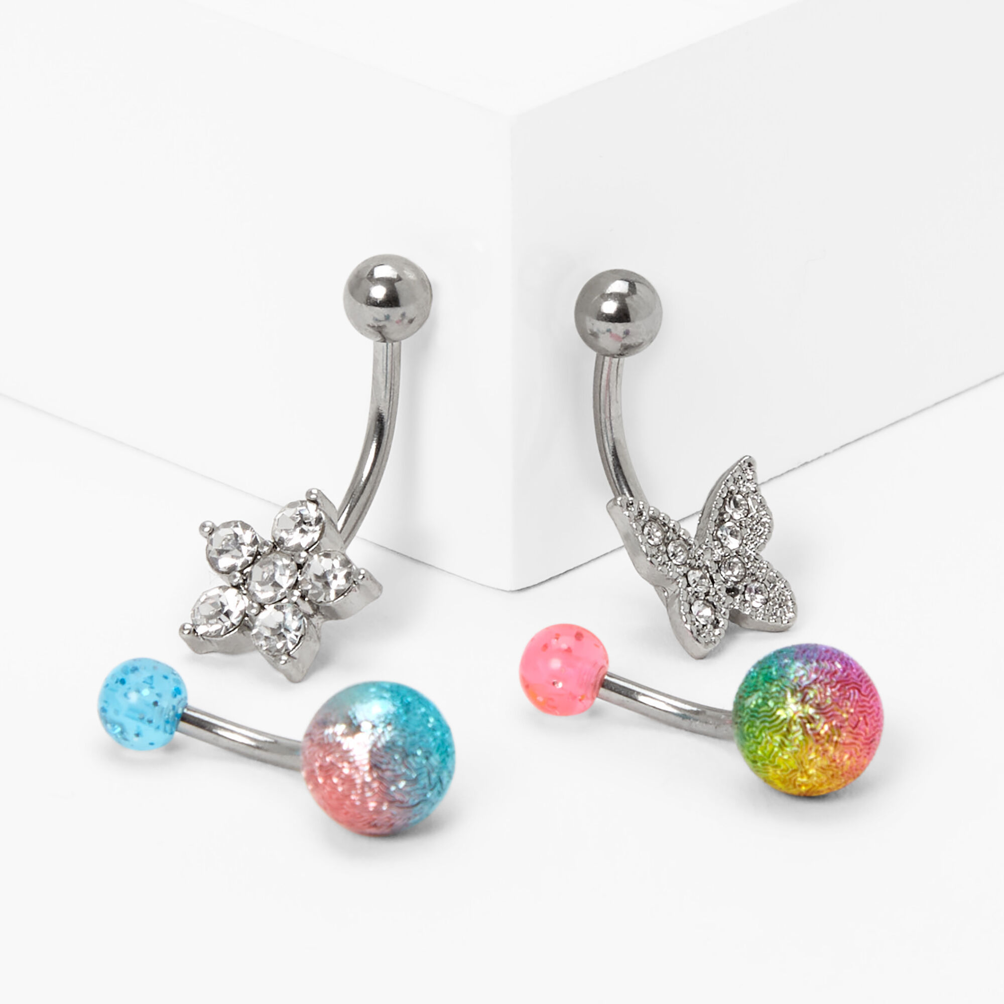 Belly button rings claires sales