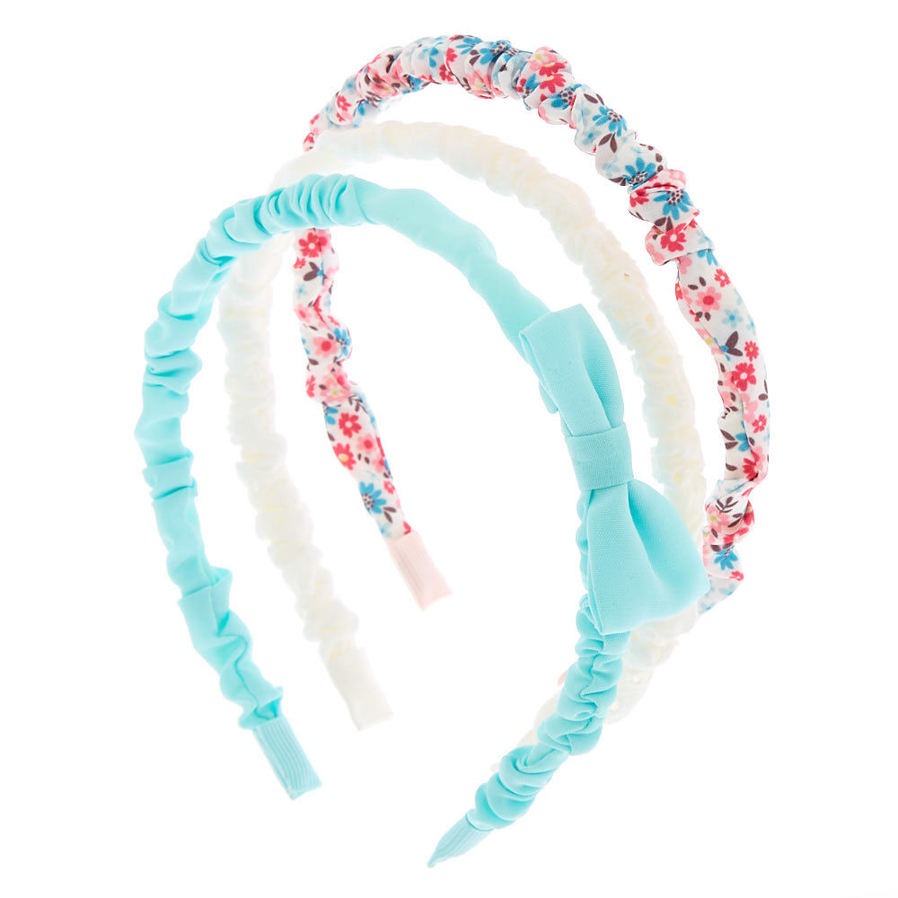 Claire's Club Scrunched Headbands - 3 Pack,